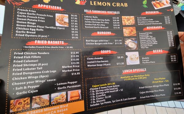 Menu photo 4 Lemon Crab Hayward, CA