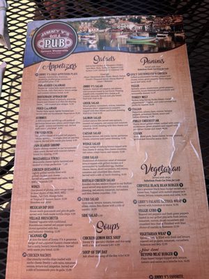 Menu photo 2 Jimmy V's Grill & Pub Westerville, OH