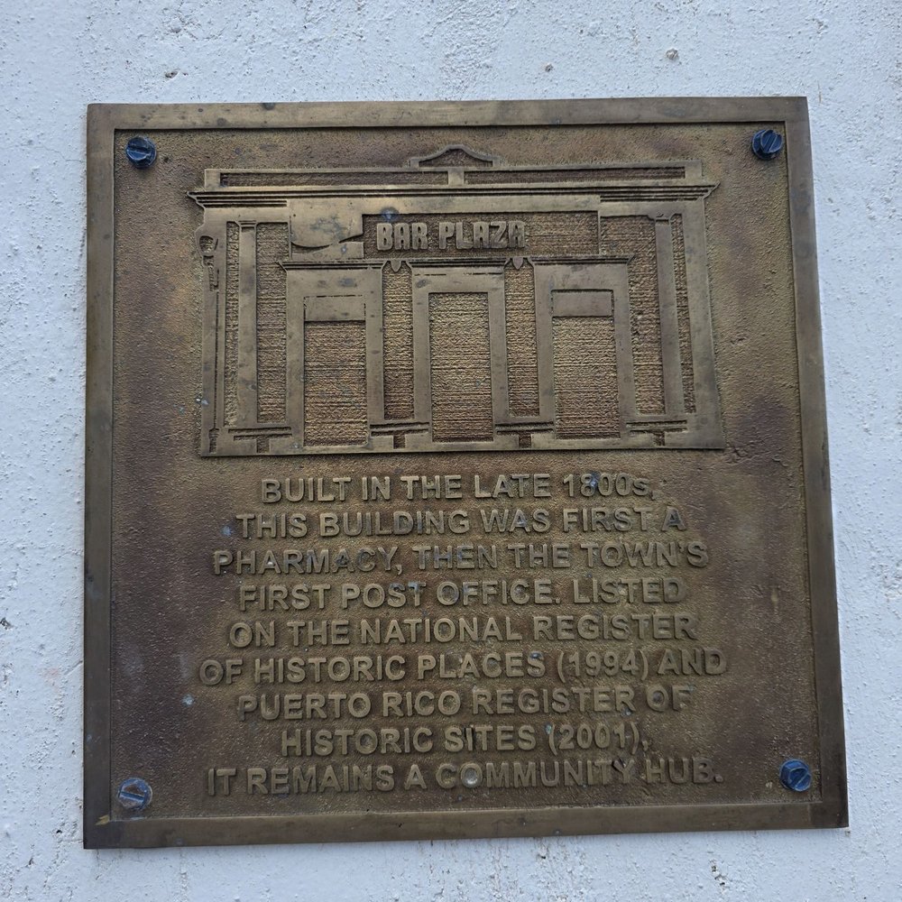El Plaza - Outside plaque - Restaurants Near Me - Vieques, Puerto Rico El Plaza - Outside plaque - Restaurants Near Me - Vieques, Puerto Rico