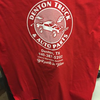 San Bay Studio - Screen printed shirt for Denton Truck and Auto Parts, Denton, Texas - Embroidery & Crochet Near Me - Denton, Texas
