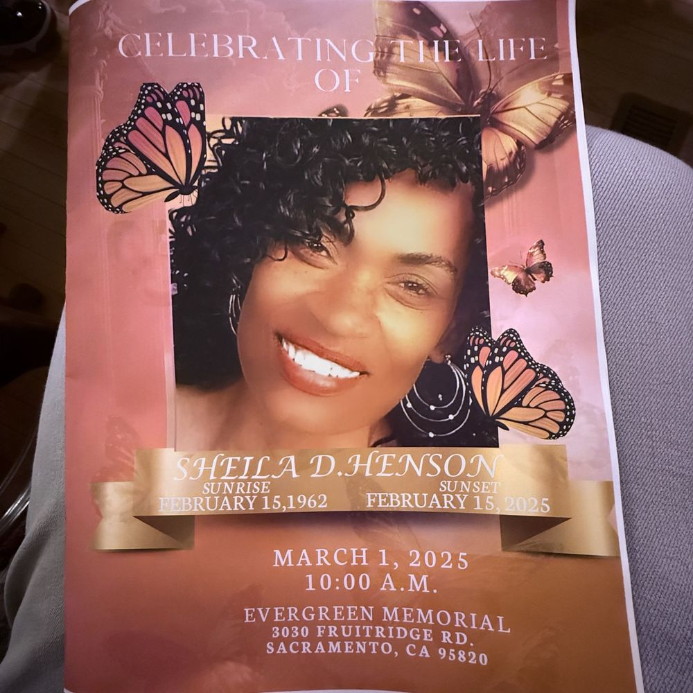 Beauty Memorial Service for Miss Sheila