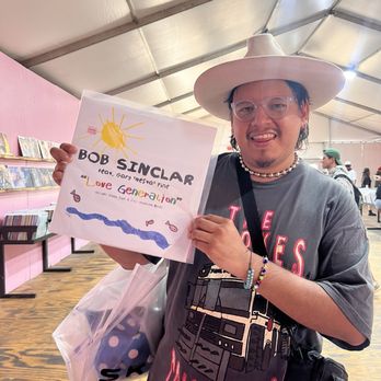 Coachella - 2026 Weekend 1 - he purchased this Bob Sinclair album from the Coachella Record store after hearing it in someone's set! - Festivals Near Me - Indio, California Coachella - 2026 Weekend 1 - he purchased this Bob Sinclair album from the Coachella Record store after hearing it in someone's set! - Festivals Near Me - Indio, California