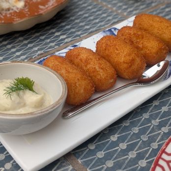 San Laurel - Blue crab croquetas - must get - Spanish Near Me - Los Angeles, California San Laurel - Blue crab croquetas - must get - Spanish Near Me - Los Angeles, California