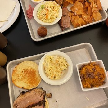 The Improper Pig - Sliced Brisket sandwich and the improper charcuterie platter - both delicious!!! - Barbeque Near Me - Fort Mill, South Carolina The Improper Pig - Sliced Brisket sandwich and the improper charcuterie platter - both delicious!!! - Barbeque Near Me - Fort Mill, South Carolina