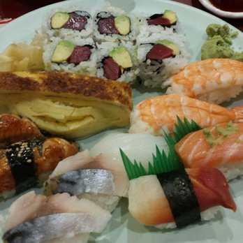 Ajishin - Note small size of fish slice, particularly mackerel - Sushi Bars Near Me - Novi, Michigan Ajishin - Note small size of fish slice, particularly mackerel - Sushi Bars Near Me - Novi, Michigan