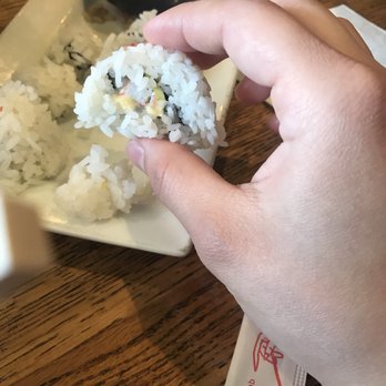 Kamisama Ramen - As you can see, or barely see: Not that much filling... - Japanese Near Me - Bakersfield, California