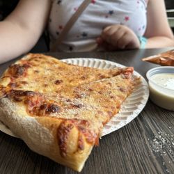 Boston Brothers Pizzeria - "Single slice" Cheese Pizza - huge & yum!