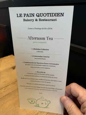 Menu photo 1 Le Pain Quotidien Olivos, B Menu photo 1 Le Pain Quotidien Olivos, B