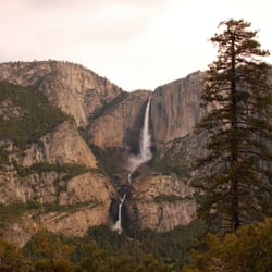 Four Mile Trail - View of Yosemite Falls from 4 Mile Trail