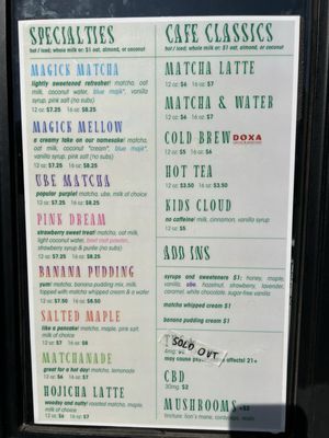 Menu photo 3 Magick Matcha Austin, TX