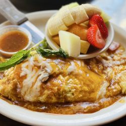 Foxy's Restaurant - Cheese Chile Relleno Omelette delish!