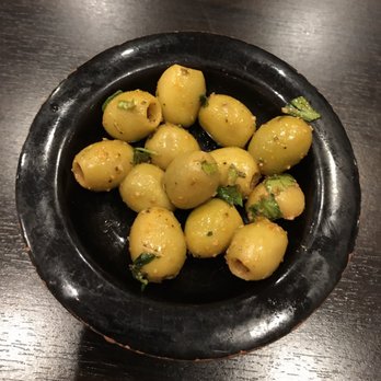 Al Fassia Restaurant - Oliver offered as a starter when you sit down. I hate olives. I could eat these ALL day. - Moroccan Near Me - Windsor, WNM Al Fassia Restaurant - Oliver offered as a starter when you sit down. I hate olives. I could eat these ALL day. - Moroccan Near Me - Windsor, WNM