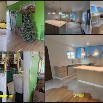 Oran Remodeling - Removal of wall between kitchen and living room - General Contractors Near Me - Sherman Oaks, California Oran Remodeling - Removal of wall between kitchen and living room - General Contractors Near Me - Sherman Oaks, California