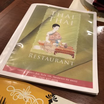 Thai Thai Restaurant - Menu at Thai Thai - Thai Near Me - Henderson, Nevada