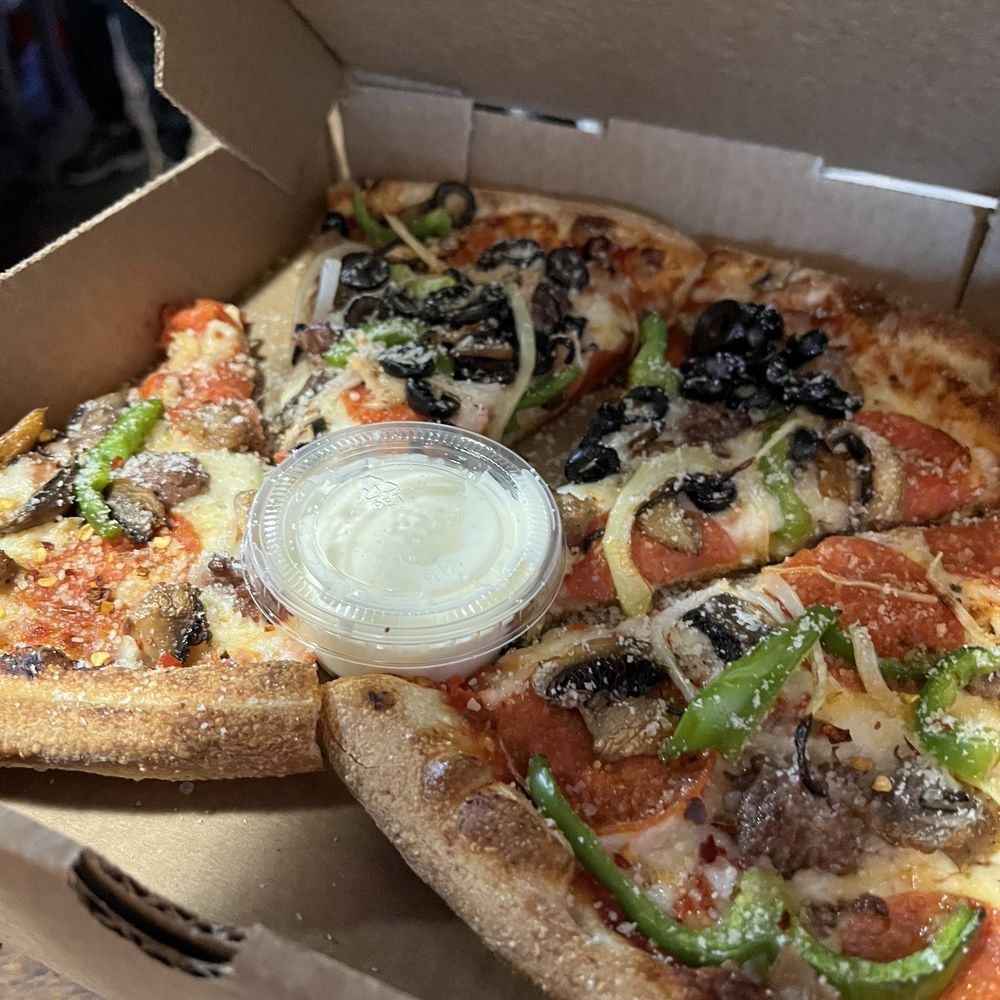 Left overs from Supreme Pizza Left overs from Supreme Pizza