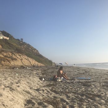 Beacon's Beach - View south, from Beacon's. - Beaches Near Me - Encinitas, California