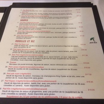 Pick Thaï - Thai Near Me - Montreal, Quebec
