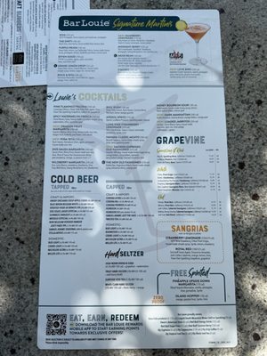 Menu photo 4 Bar Louie - The District Tustin, CA