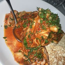 Seafood Arrabbiata Linguine Seafood Arrabbiata Linguine