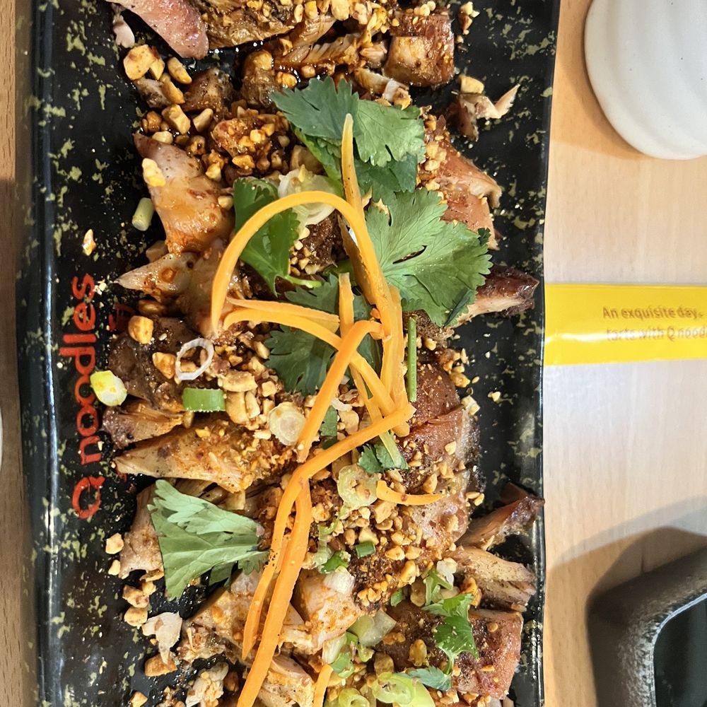 Q Noodles - Peppercorn chicken. Great flavour - Noodles Near Me - Cary, North Carolina Q Noodles - Peppercorn chicken. Great flavour - Noodles Near Me - Cary, North Carolina