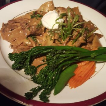 Antiquity Restaurant - Beef Stroganoff special - Seafood Near Me - Albuquerque, New Mexico