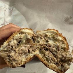 Pop's Steaks - Cheesesteak - rib eye, cooper sharp