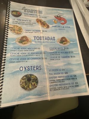 Menu photo 3 Vuelve La Vida San Antonio, TX