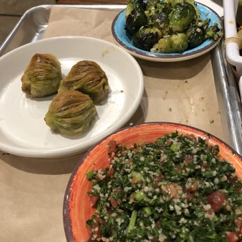 Mazra - Sides: roasted veggies, tabouli, Baklava - Middle Eastern Near Me - San Bruno, California Mazra - Sides: roasted veggies, tabouli, Baklava - Middle Eastern Near Me - San Bruno, California