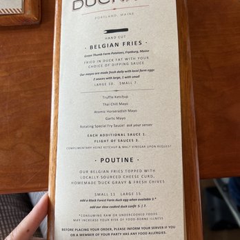 Duckfat - Menu - New American Near Me - Portland, Maine Duckfat - Menu - New American Near Me - Portland, Maine