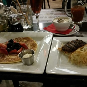 Hell's Kitchen - All the popular things! Lemon ricotta hot cakes, porridge, sausage and hash browns - New American Near Me - Minneapolis, Minnesota Hell's Kitchen - All the popular things! Lemon ricotta hot cakes, porridge, sausage and hash browns - New American Near Me - Minneapolis, Minnesota
