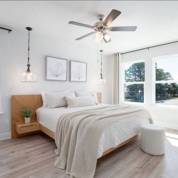 Rapid Home Services - Airbnb master bedroom set up, bedside lighting, curtain, picture and bed install. We can set up your Airbnb! - Handyman Near Me Rapid Home Services - Airbnb master bedroom set up, bedside lighting, curtain, picture and bed install. We can set up your Airbnb! - Handyman Near Me