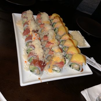Ronin Sushi - Playboy Roll, Mango Roll Vegas Roll (I think) - Sushi Bars Near Me - Dublin, Ohio Ronin Sushi - Playboy Roll, Mango Roll Vegas Roll (I think) - Sushi Bars Near Me - Dublin, Ohio