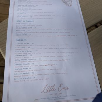 Little Em's Oyster Bar - Menu - Seafood Near Me - San Antonio, Texas Little Em's Oyster Bar - Menu - Seafood Near Me - San Antonio, Texas
