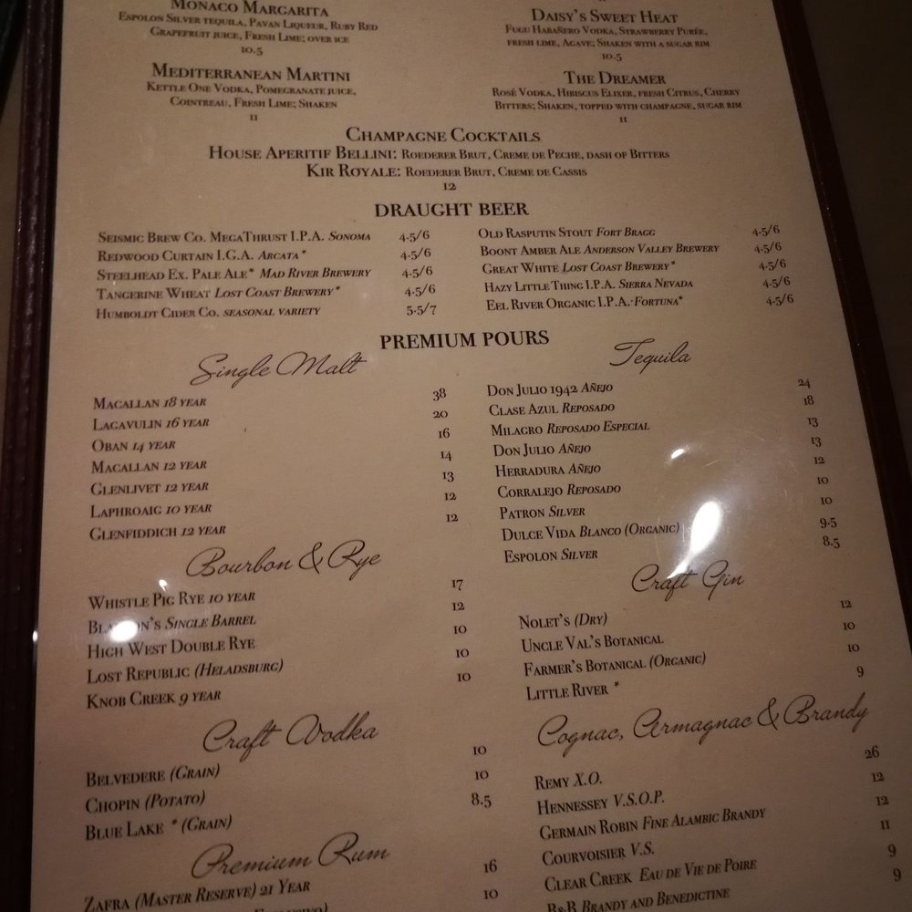 Eureka Sea Grill - Menu - Seafood Near Me - Eureka, California