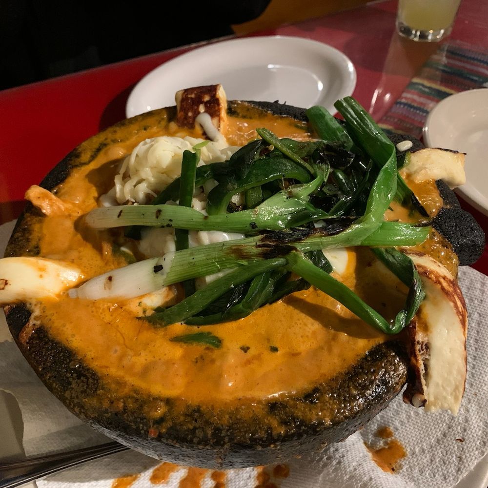 Maya Café & Cantina - Special of the evening bubbling loveliness with chicken and steak. A special treat. - Mexican Near Me - Fishkill, New York