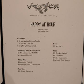Street to Kitchen - Happy Hour Menu - Thai Near Me - Houston, Texas Street to Kitchen - Happy Hour Menu - Thai Near Me - Houston, Texas