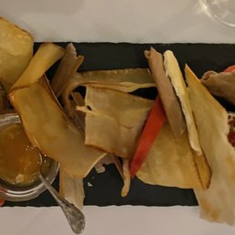 Cheese plate (middle cheese hidden)
