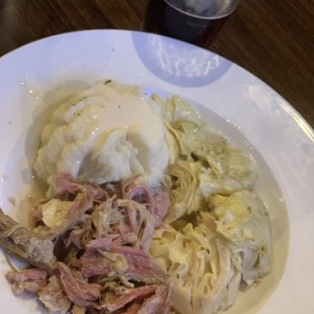 Irish Wolfhound - Bacon and Cabbage with mashed Potatoes - Irish Near Me - Surprise, Arizona