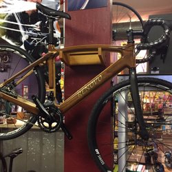 Mad Duck Cyclery - Wooden bike!