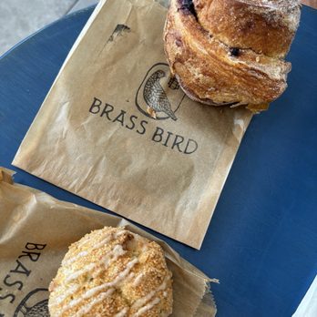 Brass Bird Coffee - Gluten Free Pistachio Scone / Blueberry Cruffin - Coffee & Tea Near Me - Carpinteria, California Brass Bird Coffee - Gluten Free Pistachio Scone / Blueberry Cruffin - Coffee & Tea Near Me - Carpinteria, California