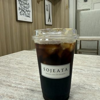 Sojeata Organic - Café Glacé (Iced Americano) - Coffee & Tea Near Me - Santa Ana, California