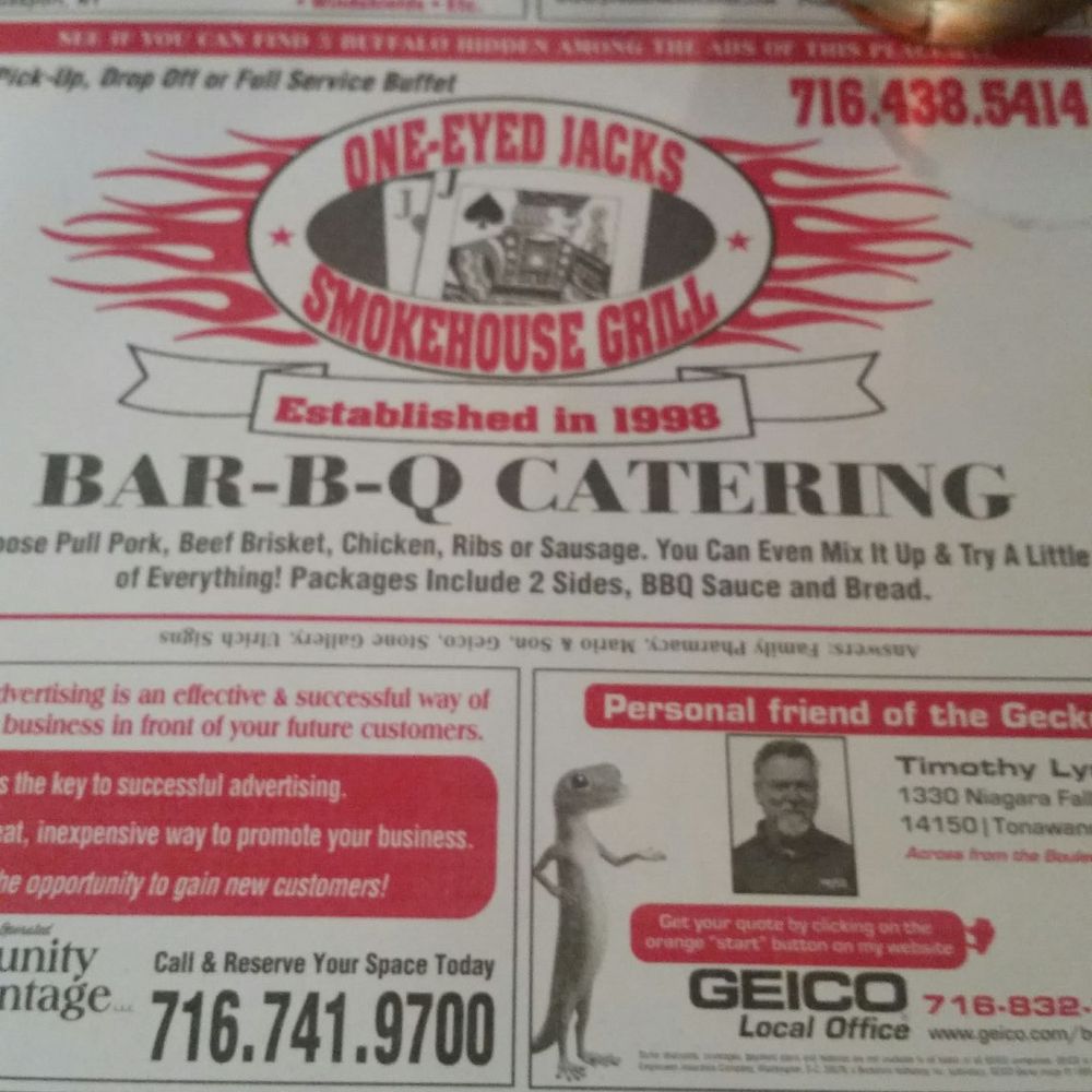 One-Eyed Jacks BBQ Restaurant - Barbeque Near Me - Lockport, New York One-Eyed Jacks BBQ Restaurant - Barbeque Near Me - Lockport, New York