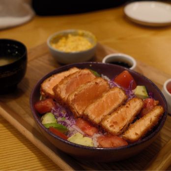 Tendon Kohaku - Salmon ikura don set - Japanese Near Me - Bellevue, Washington