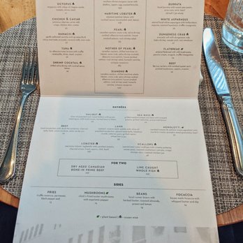 The Chase - Main menu - Seafood Near Me - Toronto, Ontario