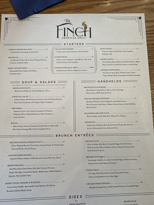 Menu photo 1 The Finch Dallas, TX
