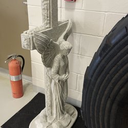 JRC Concrete Products - The angel we got for our angel Ms. Helen. It's over 4' tall and she loved it thanks JRC Concrete