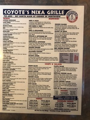 Menu photo 7 Coyote's Nixa Grille Nixa, MO
