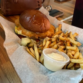 Fish & Whistle - Chip butty - Seafood Near Me - Biddeford, Maine