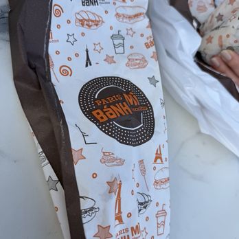 Paris Banh Mi - Banh Mi Wrapper/Bag - Sandwiches Near Me - Davis, California
