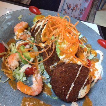 Seither's Seafood - Fried green tomatoes w shrimp, so sweet! - Seafood Near Me - Harahan, Louisiana